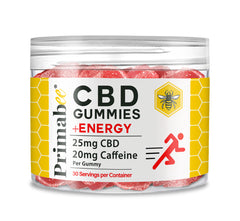 CBD Energy + Focus Vegan Gummies | 25mg CBD + 25mg Caffeine