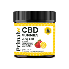 Vegan CBD Gummies | 25mg Strawberry Lemonade Flavored